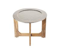 Marrakesch Orient & Mediterran Interior Tavolino Salotto Pieghevole, Argento