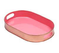 Marrakesch Orient & Mediterran Interior Vassoio Servizio Boho Metallo Rosa 36cm