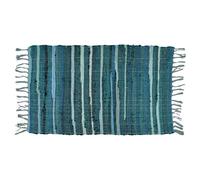 MARRAKESCH - Tappeto a passatoia Callum, tessuto a mano, grande, 90 x 50 cm, in cotone, come zerbino per il corridoio e il bagno o per il letto in camera da letto, tappeto da cucina