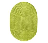 Marrakesh - Set di 4 tovagliette ovali, 29 x 44 cm, colore: Verde kiwi