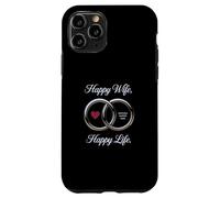 Marriage Humor Wife Wins Ring Heart Sarcastic Fun Custodia per iPhone 11 Pro