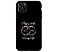 Marriage Humor Wife Wins Ring Heart Sarcastic Fun Custodia per iPhone 11 Pro Max