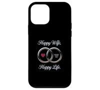 Marriage Humor Wife Wins Ring Heart Sarcastic Fun Custodia per iPhone 12 mini