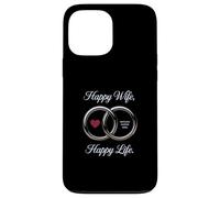 Marriage Humor Wife Wins Ring Heart Sarcastic Fun Custodia per iPhone 13 Pro Max