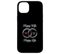 Marriage Humor Wife Wins Ring Heart Sarcastic Fun Custodia per iPhone 14 Plus