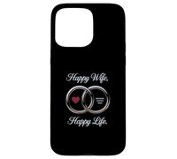 Marriage Humor Wife Wins Ring Heart Sarcastic Fun Custodia per iPhone 15 Pro Max