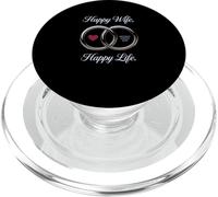 Marriage Humor Wife Wins Ring Heart Sarcastic Fun PopSockets PopGrip per MagSafe