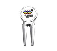 Marriage Is About Love Not Gender Golf Divot Tool Golf Marker Strumento di riparazione
