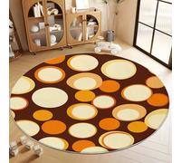 Marrone Arancione Geometrico Medievale Modello La Zona Tappeto Camera Bagno Cucina Zerbino Macchina Lavabile Antiscivolo Tappeti, 190cm