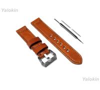 Marrone Chiaro Spazzolato Pelle Fascia per Garmin Forerunner 265 255 E Venu 3 2