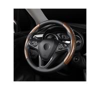 (Marrone) Coprivolante universale per auto da 38 cm, antiscivolo, in silicone, per servosterzo BMW