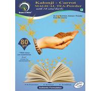 Marrone E Bianco Kalonji-Carrot Magico Tè Polvere per Pelle Glow, Peso Perdita,