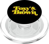 MARRONE E FOXY RETRO VINTAGE MARRONE ZUCCHERO STILE E VIBE PopSockets PopGrip per MagSafe