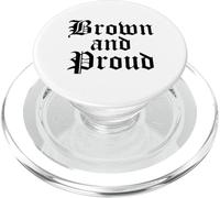 Marrone E Orgoglioso Latino Messicano Raza Chicano Oldies Cholo PopSockets PopGrip per MagSafe
