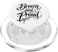 Marrone E Orgoglioso Messicano Raza Chicano Oldies Latino Pride Mex PopSockets PopGrip per MagSafe