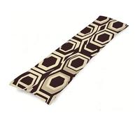 Marrone Federe Cuscini 50x180 cm Cuscino Dormire sul Fianco Geometria Cuscino Lungo per Dormire sul Fianco, 1 pezzo Morbido Velluto Federe per Maternità Allattamento Laterale, Supporto Schiena J0-926