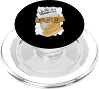 Marrone La Corona Non Scivola Mai Grafica Marrone PopSockets PopGrip per MagSafe