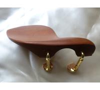 Marrone Legno Violino Mento Riposo Con Due Pezzi Stile Sughero Morsetto, 4/4,