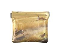 Marrone Lepre Moda Donna Piccola Borsa Della Moneta di Cuoio Decorativo Borse Cosmetiche per la Borsa per gli Uomini Donne Viaggio bolsitas para