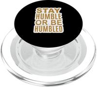 Marrone L'importanza dell'umiltà Grafica marrone PopSockets PopGrip per MagSafe