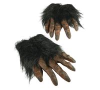 Marrone Lupo Mannaro Larp Scimpanzé Scimmia Gorilla Hairy Hands Guanti Nuovo