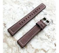 Marrone pelle Cucita Fascia per Garmin Forerunner 265S 255S & Vivomove 3S -B18