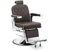 Marrone Poltrona da parrucchiere con poggiapiedi - 58 - 71 cm - 150 kg - Marrone | physa