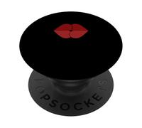 Marrone Rosso Borgogna Colore Cuori Baciare Marrone Rosso Borgogna PopSockets PopGrip Adesivo