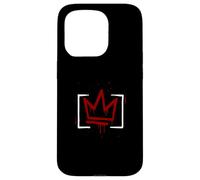 Marrone Rosso Borgogna Colore Quartiere Royalty Borgogna Custodia per iPhone 15 Pro
