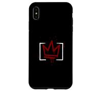 Marrone Rosso Borgogna Colore Quartiere Royalty Borgogna Custodia per iPhone XS Max