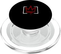 Marrone Rosso Borgogna Colore Quartiere Royalty Borgogna PopSockets PopGrip per MagSafe