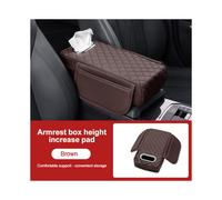 (Marrone) Tappetino protettivo per console centrale auto, cuscino per bracciolo in memory foam