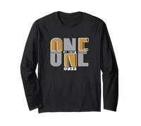Marrone Uno Di Loro Marrone Grafica Maglia a Manica