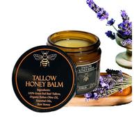 Marroomi Tallow Honey Balm - Maromi TallowHoney Balm - Tallow and HoneyBalm for Face - Natural Formula for Dry & Sensitive Skin (standard, Lavender)