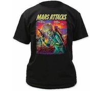 MARS ATTACKS UFO Rockabilly Punk Gruppo Musicale Rock Uomo Maglietta S-2XL