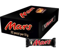 Mars Barretta con Caramello Ricoperta al Cioccolato, 32 Barrette X51G (1632G), Nuova versione
