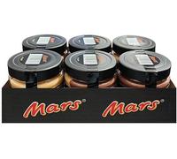 Mars Crema Spalmabile, Cioccolato al Latte e Caramello, Confezione da 6, 200g per Vasetto