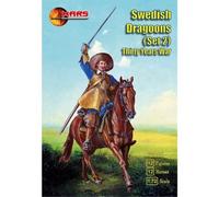 Mars Figures MS72095 - 1:72 Svedese Dragoni, Set 2, Thirty Anni War- Nuovo
