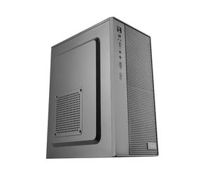Mars Gaming AC7500, Case PC MicroATX e Mini-ITX, Alimentatore 500W Integrato, Pannello Frontale Geometrico 3D, Minitorre con Connettività Frontale USB-C + USB 3.0 + USB 2.0 + HD Audio, Nero