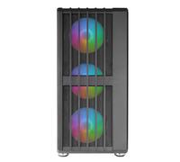 Mars Gaming MC-VAULT Custodia da gioco ATX 4 ventole ARGB 12 cm Rete frontale in vetro temperato Nero