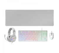 MARS GAMING Gioco combinato MCP-RGB3W 4IN1 Bianco NEW