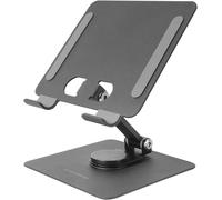 Mars Gaming MA-RST Supporto pieghevole antiscivolo 2 in 1 nero per tablet e convertibili fino a 13"
