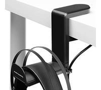 Mars Gaming MHH Soporte para Auriculares - Base Antideslizante - Gestion de Cables - Sujeccion de Pinza