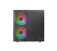 Mars Gaming MC-400 FRGB MicroATX Vetro temperato USB 3.0 Nero