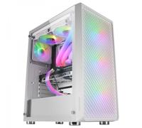 Mars Gaming MC-F Mid-Tower Gaming - 4 ventole ARGB - Finestra in vetro temperato - Supporto raffreddamento a liquido - Colore b NEW