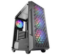 Mars Gaming MC-Geo Caja Gaming ATX 4X Ventiladores FRGB 12cm Frontal Mesh Cristal Templado Negro