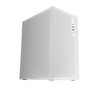 Mars Gaming MC-MESHPRO, Case PC MicroATX e Mini-ITX, AirMesh Pro System, Pannelli in Acciaio Giapponese, Ventola Posteriore 120mm PWM FDB, Supporto Raffreddamenti Liquidi fino a 120mm USB-C, Bianco