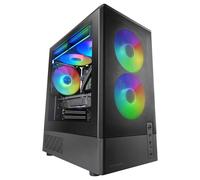 Mars Gaming Mc-onyx Gaming Case Microatx Metal Mesh 3x Ventole ARGB Doppia Camera Nero