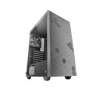 Mars Gaming MC-Q3, Case Semi-Tower ATX, Pannello Laterale Completo Vetro Temperato, Doppia Griglia Magnetica Anti-Polvere Anteriore + Superiore, Ventola FDB 120mm, Raffreddamento Liquido 360mm, Nero
