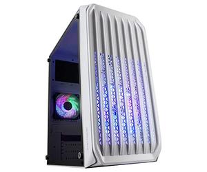Mars Gaming MC-S2 Caja PC Micro-ATX Ultra-Compacta 2X Ventilador FRGB USB 3.0 Ventana Blanco